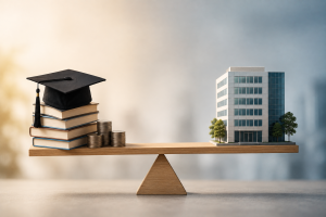 A failure of the market for college education and on-the-job human capital
