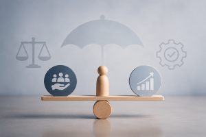 Equity and efficiency effects of flat premiums