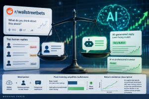 Do AI Assistants Reinforce Investor Beliefs? Evidence from Human and AI Replies